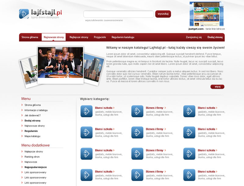 katalog stron skrypt